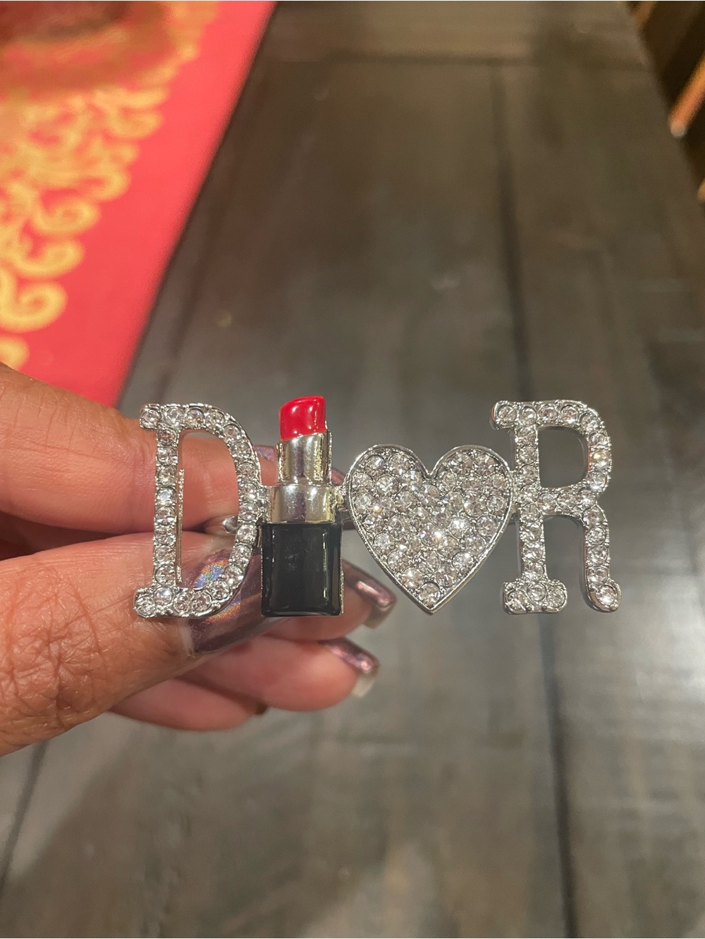 DI❤️R Lipstick Double Ring